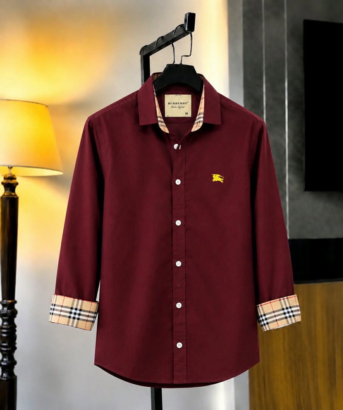 Burrberry-Maroon